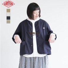 단톤 여성 카라리스 노카라 점퍼 아우터 봄 숏 자켓 24SS DT-A0473HCD