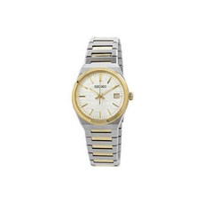 세이코 Seiko 클래식 쿼츠 화이트 다이얼 투톤 남성시계 SUR558P1 시계 Classic