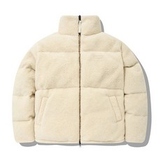 [백화점판] 커버낫 [정상가: 249 000원] RDS 리버시블 플리스 다운 점퍼 아이보리 자켓 바람막이