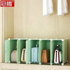 명품가방 보관 수납 핸드백 정리함 진열장 공간박스, 그린1열2층도어포함