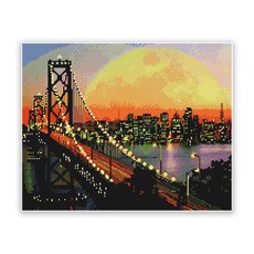 비트백 DIY 보석십자수 구슬/비즈/DIY키트, 151_샌프란시스코 야경, 1세트