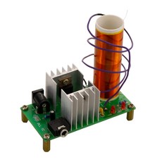 ZCD 테슬라 코일 플라즈마 스피커 스피커 테슬라 DIY 키트 회로 기판 15W, 설명, 플라스틱