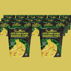 필리핀 골든사바 바나나칩 100g 10봉+10봉 