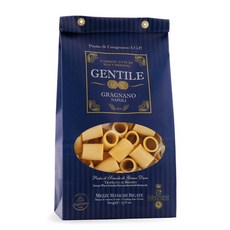 젠틸레 메쪠 마니케 리가테 - 그라냐노 IGP 파스타 (Gentile Mezze Maniche Rigate), 2개, 500g