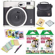 Fujifilm instax Mini 90 Instant Film Camera + Fujifilm instax Film 20 Sheets + Extra Accessories Ki, One Color_Neo Classic, 상세 설명 참조0, 상세 설명 참조0