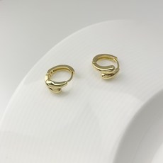 순금원터치붙는귀걸이