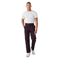 Dickies 남성용 오리지널 874 작업 바지 브라운.
