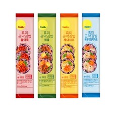 랠리 흑미곤약김밥 8팩 불어묵/제육/체다치즈/참치마요 각 2팩, 흑미곤약김밥 4종*2팩