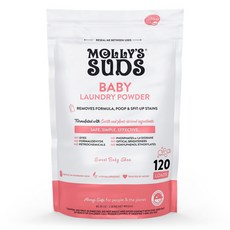 Molly's Suds 몰리스 서즈 베이비 세탁세제 파우더 스위트향 120회분, 스위트 베이비 시어 120 Loads