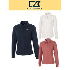 커터앤벅 남성 여성 가을 에센셜 폴로 긴팔 카라티셔츠