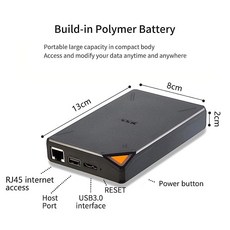 SSK 1TB 휴대용 NAS 외장 무선 SSD 자체 Wi-Fi 핫스팟 포함 솔리드 스테이트 드라이브 개인 클라우드 스마트 스토리지 자동 백업 휴대폰/태블릿 PC/노트북 원