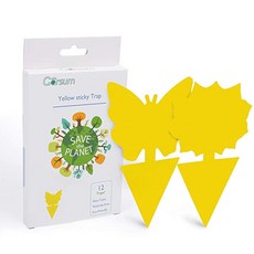 Garsum Fly Trap Adhesive Strips Fly Catcher Glue Rolls Fly Tape Against Mad Mosquitoes Fruit Fli