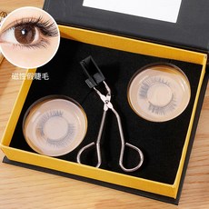 마그네틱 자석 속눈썹 셀프 연장 붙이기 래쉬 펌 연장 키트 자연스러운 편한, 한개옵션1, 한개옵션0