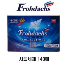 프로닥스 고농축 더블액션 클린코튼향 시트세제, 140매입, 1개