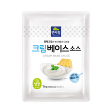 (무)(냉장)면사랑 크림베이스소스1kgX10개, 10개, 1kg