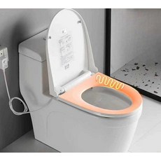 온열변기커버 엉뜨 방수 따뜻한 열선 덮개 보온 겨울, 상세페이지 참고, 항온가열-(U자형 만능)