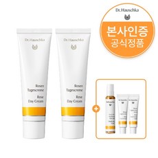 [트라이얼 3종 증정] [공식/정품] 닥터하우쉬카 로즈데이크림 듀오 30ml 2개 (+추가 증정_토너 10ml+ 로즈데이크림 5ml + 라이트 5ml), 라이트 2개