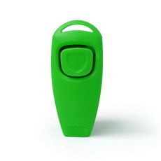 슈퍼식스 반려동물 훈련 휘슬 겸 클리커, 0 Green, 1팩
