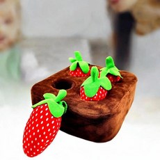 강아지 딸기 봉제 반려동물 대화형 퍼즐