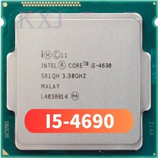 중고 인텔 코어 i5 4690 i5-4690 CPU 프로세서 3.50Ghz 소켓 LGA 1150 쿼드 데스크탑 SR1QH, 1개 - i54670