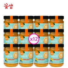 꽃샘식품 피어나다 국화&유자차/자스민&레몬/히비스커스&자몽 350g x 택일 12개 1박스, 히비스커스&자몽차 350g x 12개