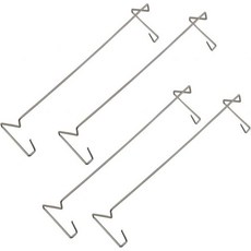 쿨링팬 고성능 컴퓨터 MEETOOT 4PCS 9CM CPU 쿨러 마더보드 팬 버클 실버 스테인리스 스틸 고정 클립 팬에 적합