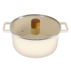 OSLO IH爐適用Krem系列附蓋陶瓷塗層雙耳湯鍋, 混色, 20cm, 1組