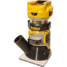 트림 라우터 호스 어댑터 DeWalt DCW600 및 DWP6111.25인치 진공 호스와 호환 가능, 1개