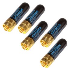 5 개/몫 UHF + VHF SRH805S SMA 여성 안테나 uv 5r BF 888s uv 82 UV 5RA uv 5re TK3107 2107 10W 144/430MHz|워키토, 단일, 1개, Black