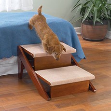 Pet Studio Pine Frame Dog RampSteps 2단계 Pet Studio Pine Frame Dog RampSteps 2 Step