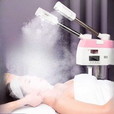 미용실 얼굴 스팀기 페이스 스티머 스프레이 수분, 상세페이지 참고, 신형 듀얼 냉열분무기 368 분홍색