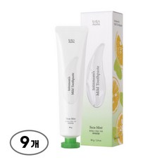 튼튼맘스 비건 유자민트 임산부치약, 120g, 9개