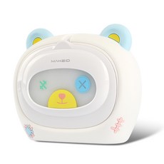 로드메일코리아 캐릭터 휴대용 라벨프린터 MAKEiD-2700 곰돌이 라벨기 세트 라벨지, 단품