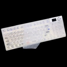 Aula F98 Pro 무선 블루투스 식 게임용 키보드 방진 투명 실리콘 키보드 커버 스킨 보호대, 한개옵션2, 한개옵션1, [01] Transparent, 1개