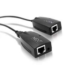 NEXT-USB60 USB2.0 RJ45 60M 거리연장 익스텐더 리피터, 1개