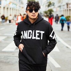 필젠 남자큰옷 드랜드 후드 티셔츠 풀오버 와이드 루즈핏 뚱뚱한 오버핏 트렌드 빅 뚱보 코트