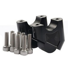 오토바이 튜닝 핸들 바 라이저 높이 조절 마운트 PCX160 PCX150 PCX125 PCX 150 125 160 용 액세서리, 1) Black, 1개
