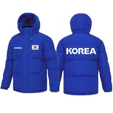 한국 KOREA 숏패딩 / 하프패딩 / 에어볼 / 파랑
