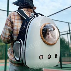 고양이 이동가방 외출 강아지 휴대용 슬링백 이동장 투명 애견 반려견 캐리어 대형 이동가방, B.옆개방없음[업그레이드5종세트]기저귀보내기, E.[흰색과검은색](골드서클), 1개