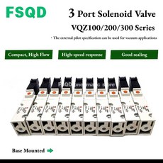 VQZ225Y-5MO VQZ2151-5LO VQZ245R-5M1 VVQZ2000-20A-5 3 포트 솔레노이드 밸브 VQZ VQZ200 공압 공구, [04] VVQZ2000-20A-5, 1개