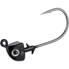  닥터피쉬 10팩 텅스텐 스윔베이트 지그 헤드 베이스 낚시용 소금물 3D 눈 고탄소 스틸 후, Black, 3/8oz 