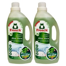 프로쉬 알로에베라 세탁세제 보틀형, 1.5L, 2개