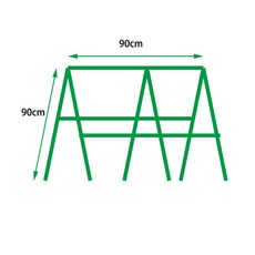 과채류 식물 스탠드 오이 토마토 호박 등, 튜브 11mm 길이 90x 높이 90cm_매질