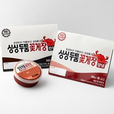 [TV홈쇼핑정품 인포벨]밥도둑 이용식 싱싱두툼 꽃게장 양념 게장 간장 게장 모듬 세트 반찬 꽃게 순살 밥반찬, 1세트, 2340g