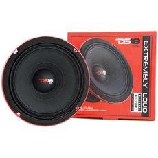 DS18 PRO-EXL84 라우드스피커 - 8" 미드레인지 적색 알루미늄 탄환 800W Max 400W RMS 4Ω 페라이트 자석 - 차량 오디오, 단일옵션