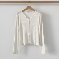 커밍투유 가을 슬림핏 골지 가디건