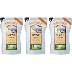 일본직발송 6. 【3개 세트리필용】뮤네 MVNE 샴푸 440ML B06XB63BN4, 3개, One Size