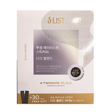 투썸 에이리스트 다크블렌드 스틱커피 1.1g x 120T, 1개, 120개입