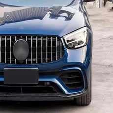 차체 키트 개조 범퍼 그릴 헤드라이트 메르세데스 벤츠 W253 X253 2016 + 업그레이드 2020 + GLC63 AMG