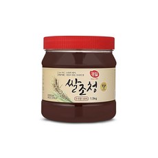 경일식품 국산 쌀조청 1.5kg 물엿 황물엿 조청 쌀엿 가정용 우리쌀조청, 1개